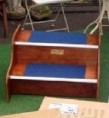 Mahogany Wood Safety Steps - NO HANDRAILS - £40